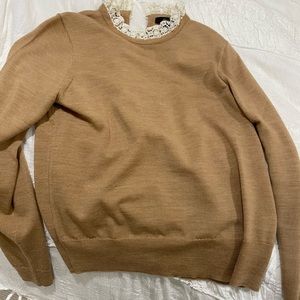 J. Crew sweater M with lace